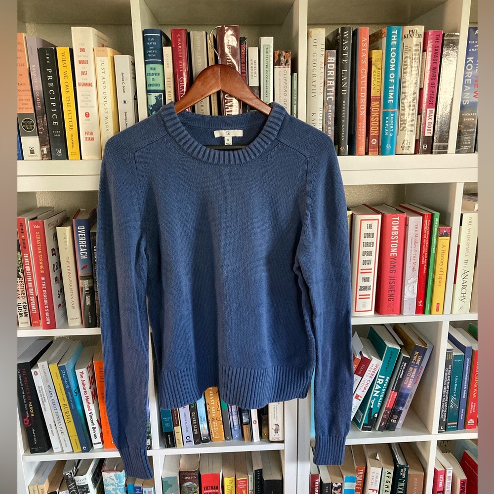 Banana Republic Cotton-Silk Blend Classic Crewneck Sweater